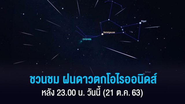 ฝนดาวตกโอไรออนิดส์